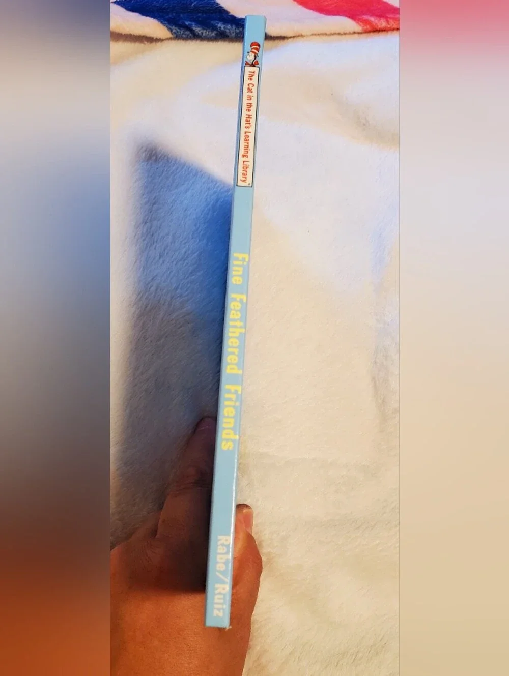 Dr. Seuss Light Blue 'Fine Feathered Friends: All About Birds' Hard Cover Book.